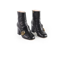 Gucci Women Boots Black Size 38