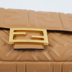 Fendi FF Baguette Medium Tan