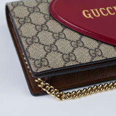 Gucci GG Heart Wallet On Chain WOC