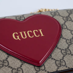 Gucci GG Heart Wallet On Chain WOC