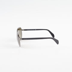 Prada PR 55R Pilot Silver Sunglasses
