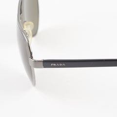 Prada PR 55R Pilot Silver Sunglasses