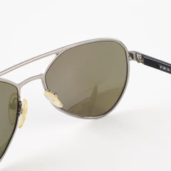 Prada PR 55R Pilot Silver Sunglasses
