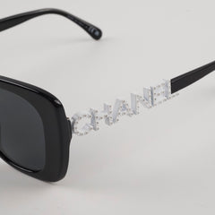 Chanel Square Sunglasses Black