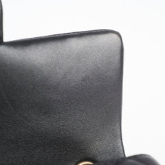 Chanel Mini Rectangular Lambskin Black Microchip