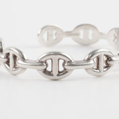 Hermes Sterling Silver Chaine D'ancre Bracelet LG