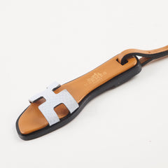 Hermes Oran Nano Bag Charm Blue Brume