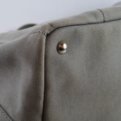 Prada Canapa Medium Grey Tote