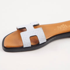 Hermes Oran Nano Bag Charm Blue Brume