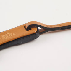 Hermes Oran Nano Bag Charm Blue Brume