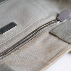 Prada Canapa Medium Grey Tote