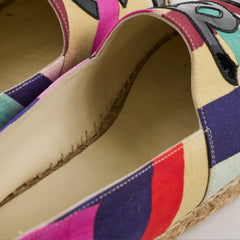 Chanel Fabric Espadrilles Multicolor Size 39