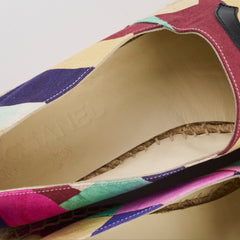 Chanel Fabric Espadrilles Multicolor Size 39