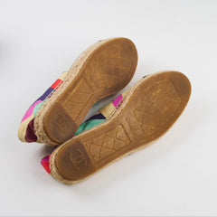 Chanel Fabric Espadrilles Multicolor Size 39