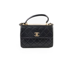 Chanel Small Trendy CC Lambskin Black Series 30 Hold