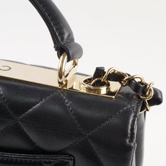 Chanel Small Trendy CC Lambskin Black Series 30 Hold