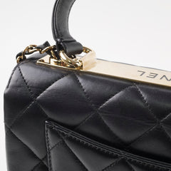 Chanel Small Trendy CC Lambskin Black Series 30 Hold