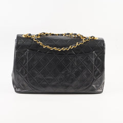 Chanel Vintage Maxi Flap 24K Lambskin Black