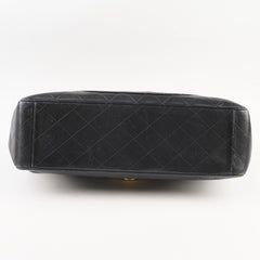 Chanel Vintage Maxi Flap 24K Lambskin Black