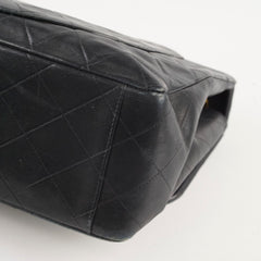 Chanel Vintage Maxi Flap 24K Lambskin Black