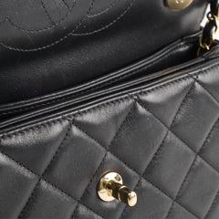 Chanel Small Trendy CC Lambskin Black Series 30 Hold