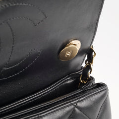 Chanel Small Trendy CC Lambskin Black Series 30 Hold