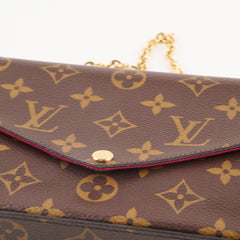 Louis Vuitton Pochette Felicie Monogram (with inserts)