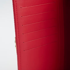 Chanel Boy Long Wallet Chevron Caviar Red