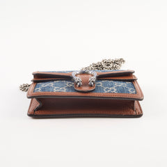 Gucci GG Denim Dionysus Super Mini Crossbody Bag