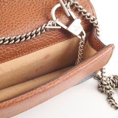 Gucci GG Denim Dionysus Super Mini Crossbody Bag