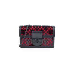 Louis Vuitton Lace Dauphine Chain Bag Black/Red