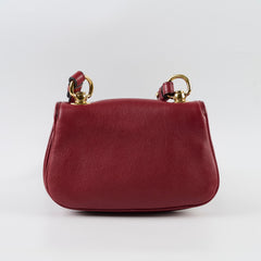 Gucci Blondie Mini Shoulder Bag Dark Red