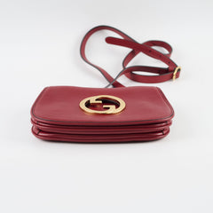 Gucci Blondie Mini Shoulder Bag Dark Red
