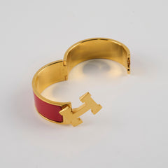Hermes Clic Clac H Bracelet PM Orange