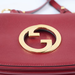 Gucci Blondie Mini Shoulder Bag Dark Red
