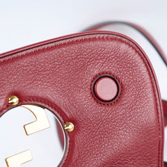 Gucci Blondie Mini Shoulder Bag Dark Red