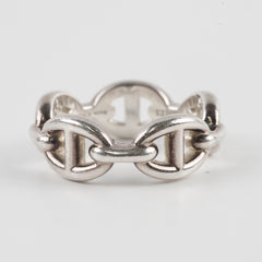 Hermes Chaine D'ancre Enchainee Ring Small Model Size 53