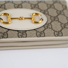 Gucci 1955 Horsebit Wallet On Chain GG Supreme