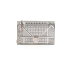 Dior Diorama Wallet On Chain WOC Silver