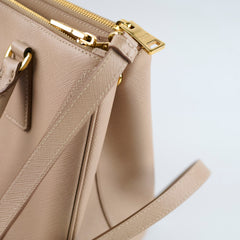 Prada Galleria Saffiano Medium Tote Beige