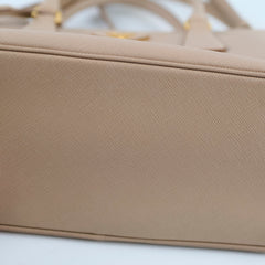 Prada Galleria Saffiano Medium Tote Beige