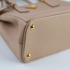 Prada Galleria Saffiano Medium Tote Beige
