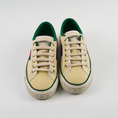 Gucci Women's Tennis 1977 Low - Top Sneaker Yellow/Green Size 37