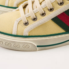 Gucci Women's Tennis 1977 Low - Top Sneaker Yellow/Green Size 37