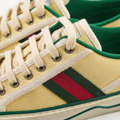 Gucci Women's Tennis 1977 Low - Top Sneaker Yellow/Green Size 37