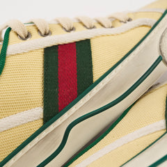 Gucci Women's Tennis 1977 Low - Top Sneaker Yellow/Green Size 37