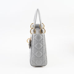 Christian Dior Small Lady Dior Grey