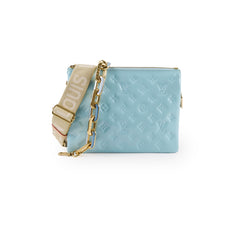 Louis Vuitton Coussin PM Patent Light Blue
