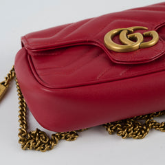 Gucci Supermini Marmont Red