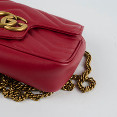 Gucci Supermini Marmont Red
